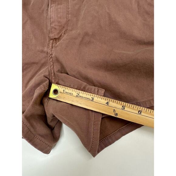 SO Womens Juniors Shorts Size 17 Brown Chino Short - Picture 9 of 10